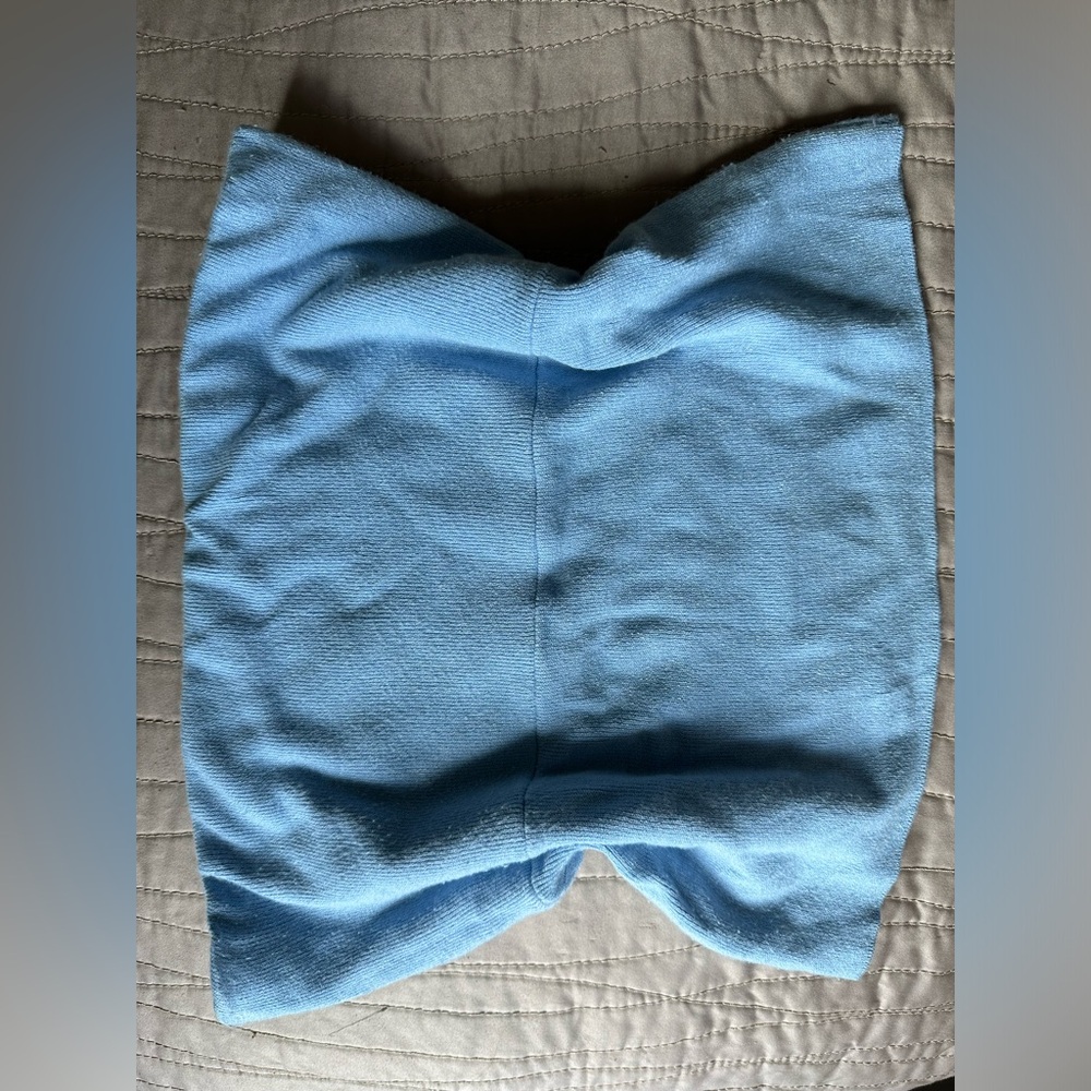 Djerf Avenue tube top terry sky blue M strapless - Picture 5 of 9